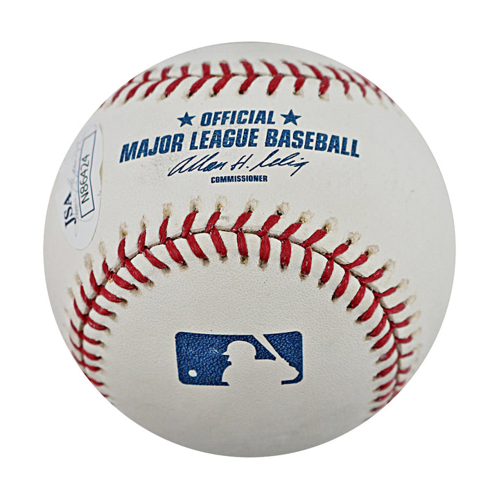 Dusty Baker Houston Astros Autographed Signed OMLB Baseball (JSA Auth #N86424)