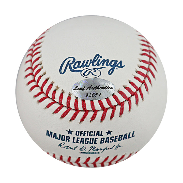 Jay Hook New York Mets Autographed Signed Inscribed OMLB Baseball (Leaf Auth #92851)