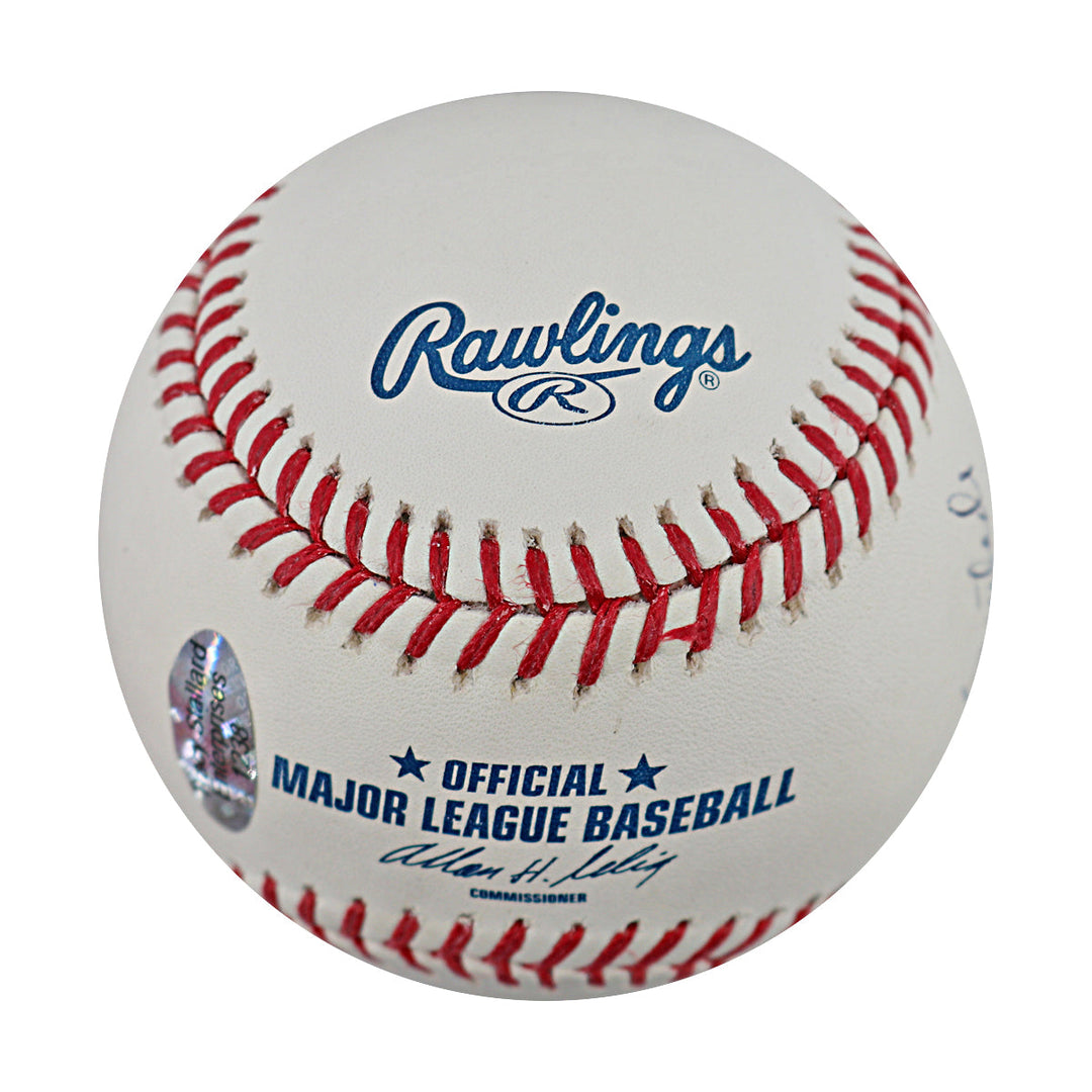 Paul Foytack, Jack Fisher & Tracy Stallard Maris Milestone Pitches Multi Signed Autographed Inscribed OMLB Baseball (Stallard Enterprises Holo #1238)