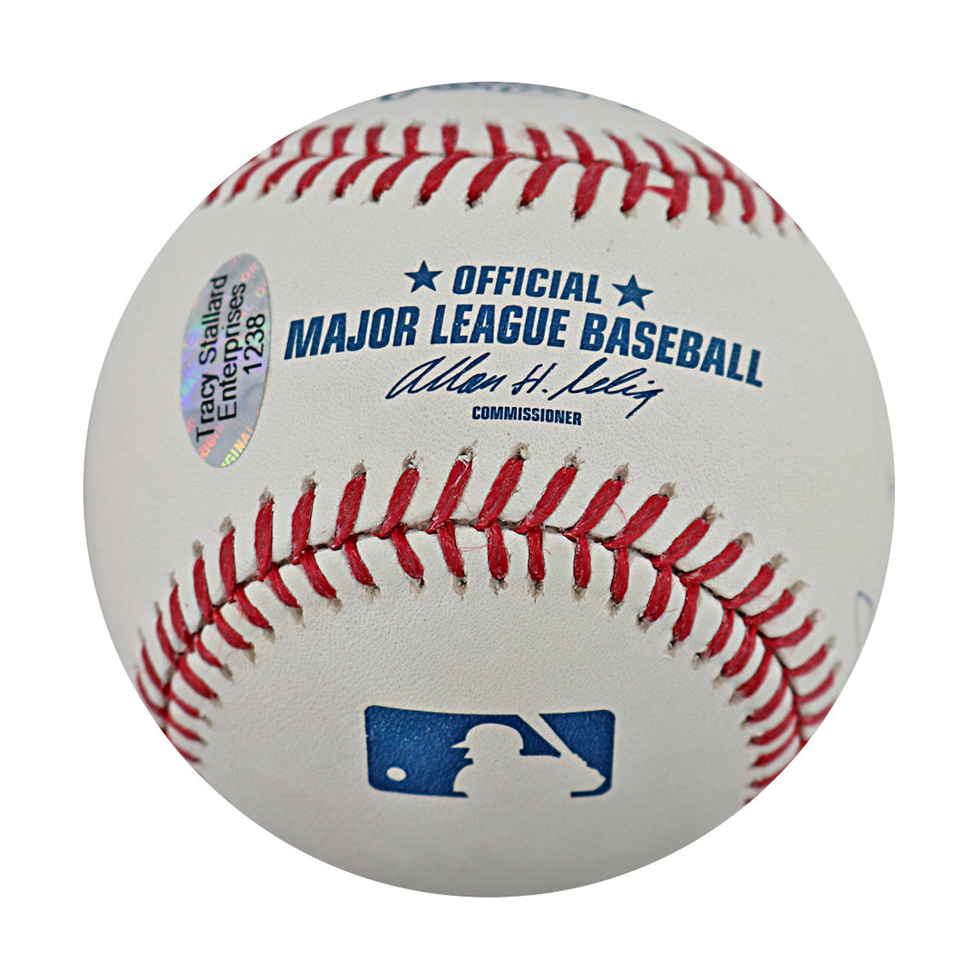 Paul Foytack, Jack Fisher & Tracy Stallard Maris Milestone Pitches Multi Signed Autographed Inscribed OMLB Baseball (Stallard Enterprises Holo #1238)