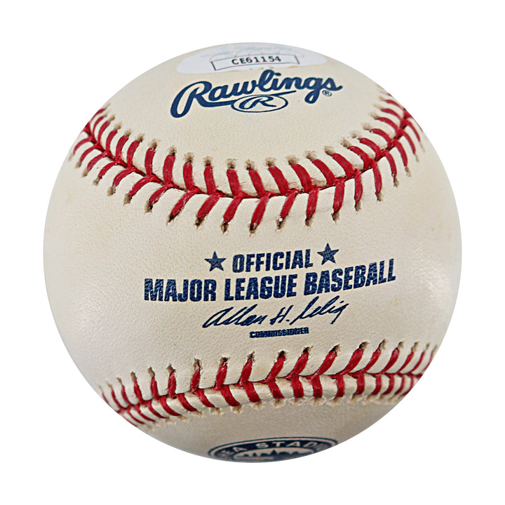 Wayne Garrett New York Mets Autographed Signed Inscribed OMLB Shea Logo Baseball (JSA COA #CE61154)