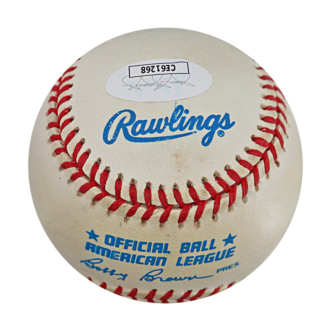 John James New York Yankees Autographed Signed Inscribed OMLB Baseball (JSA COA #CE61274)
