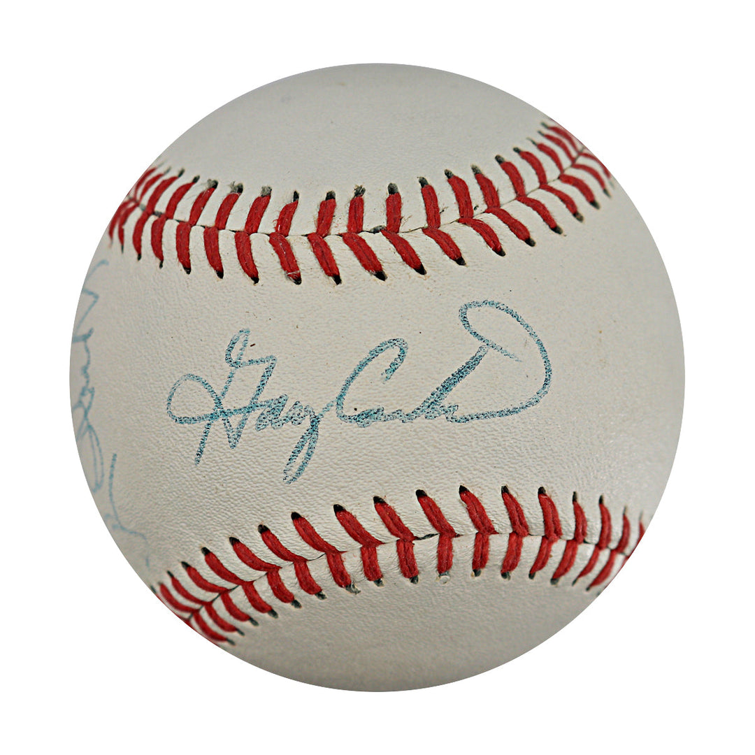 Gary Carter, Brooks Robinson Mets Orioles Autographed Signed Little League Baseball (JSA COA #CE61260)