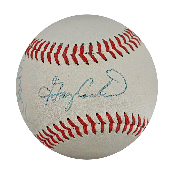 Gary Carter, Brooks Robinson Mets Orioles Autographed Signed Little League Baseball (JSA COA #CE61260)