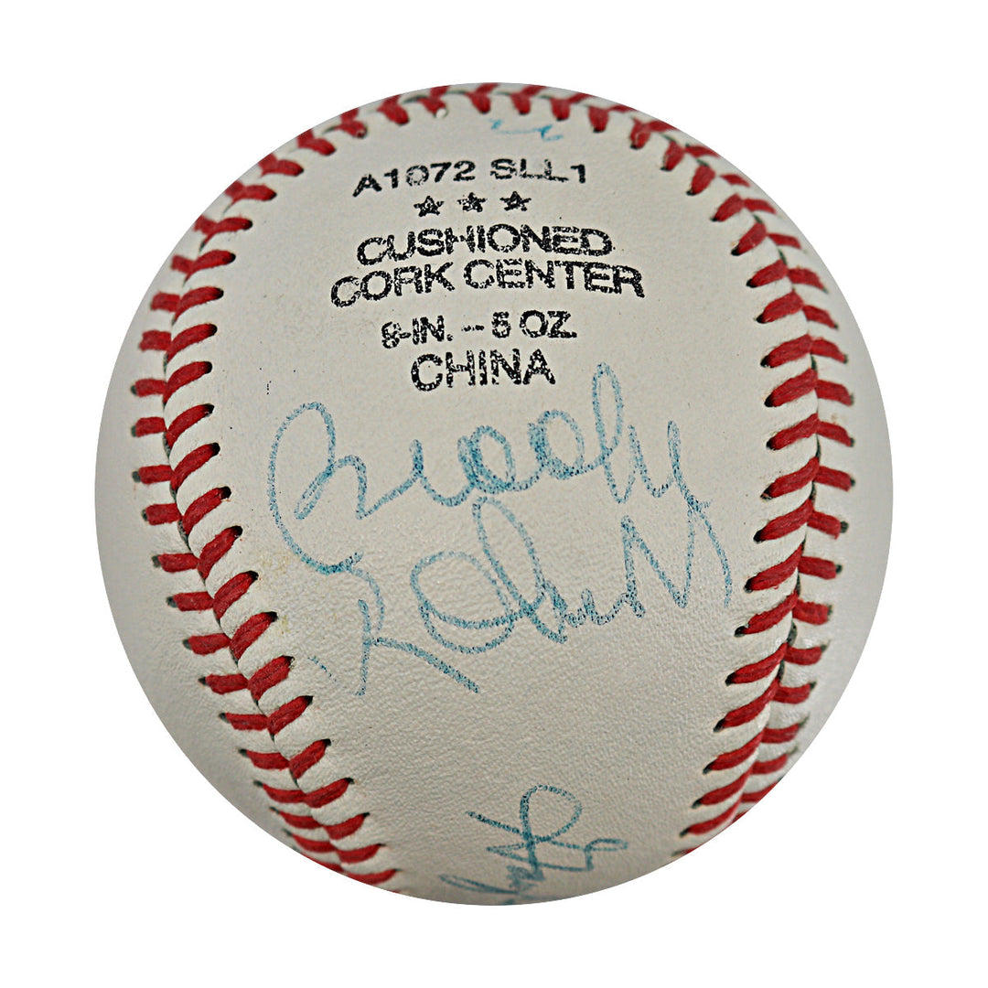 Gary Carter, Brooks Robinson Mets Orioles Autographed Signed Little League Baseball (JSA COA #CE61260)