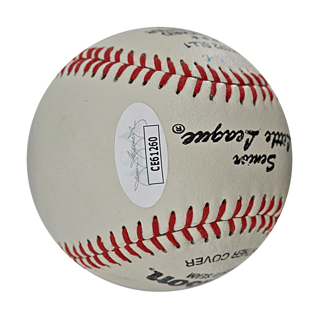 Gary Carter, Brooks Robinson Mets Orioles Autographed Signed Little League Baseball (JSA COA #CE61260)