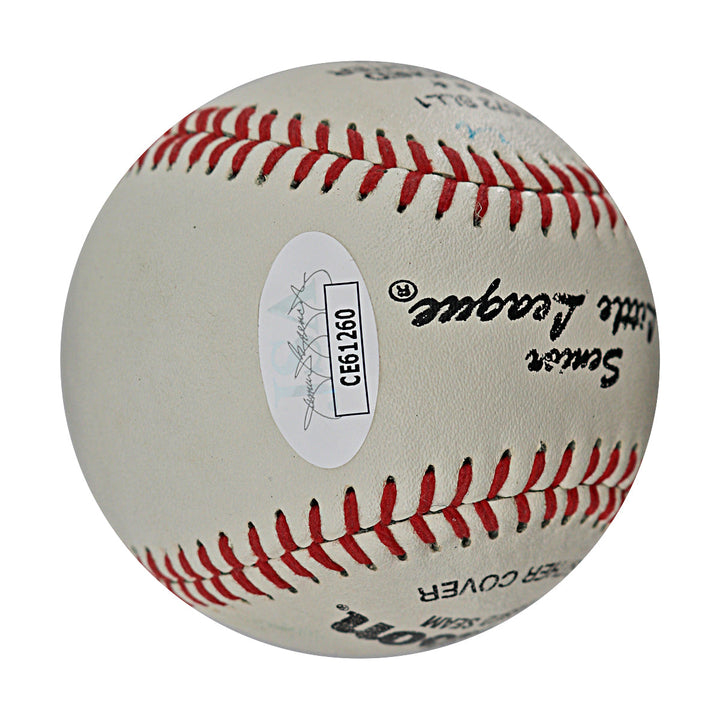 Gary Carter, Brooks Robinson Mets Orioles Autographed Signed Little League Baseball (JSA COA #CE61260)