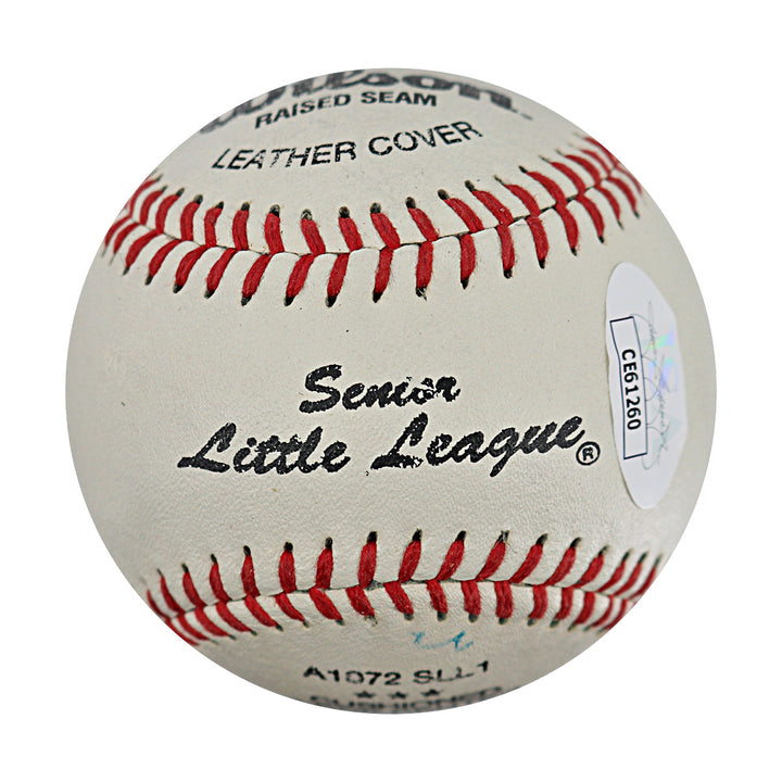 Gary Carter, Brooks Robinson Mets Orioles Autographed Signed Little League Baseball (JSA COA #CE61260)