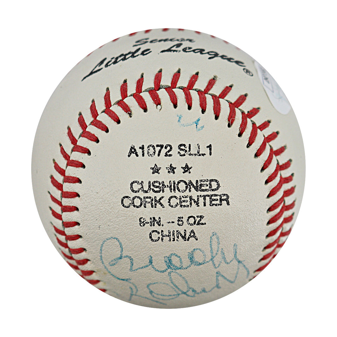 Gary Carter, Brooks Robinson Mets Orioles Autographed Signed Little League Baseball (JSA COA #CE61260)