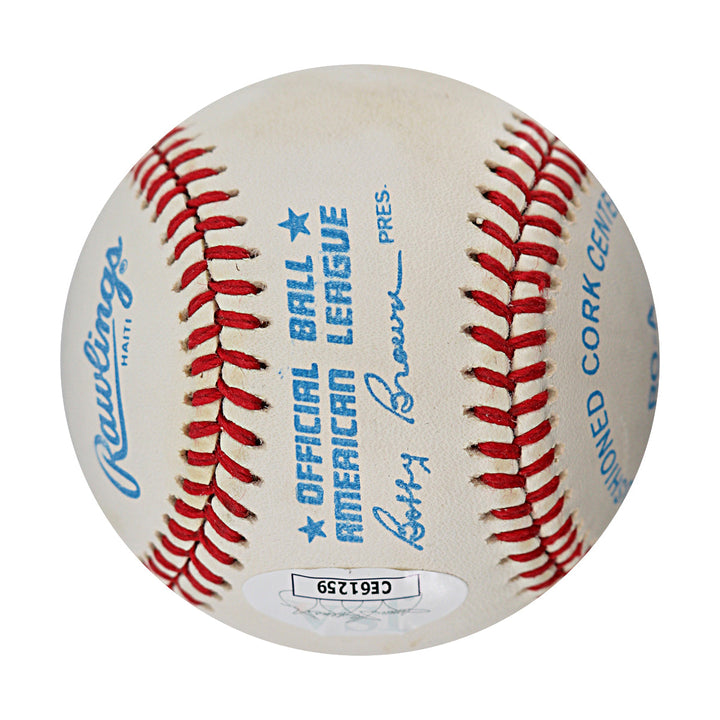 Bob Lemon Cleveland Guardians Autographed Signed OAL Baseball (JSA COA #CE61259)