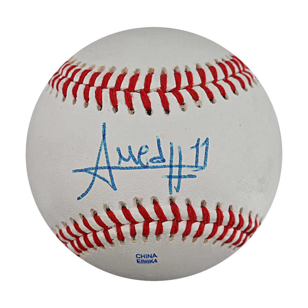 Ahmed Rosario Cleveland Guardians Autographed Signed Rawlings Official League Baseball (JSA COA #CE61301)
