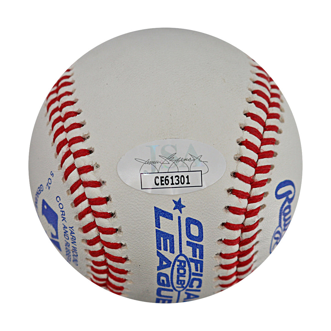 Ahmed Rosario Cleveland Guardians Autographed Signed Rawlings Official League Baseball (JSA COA #CE61301)