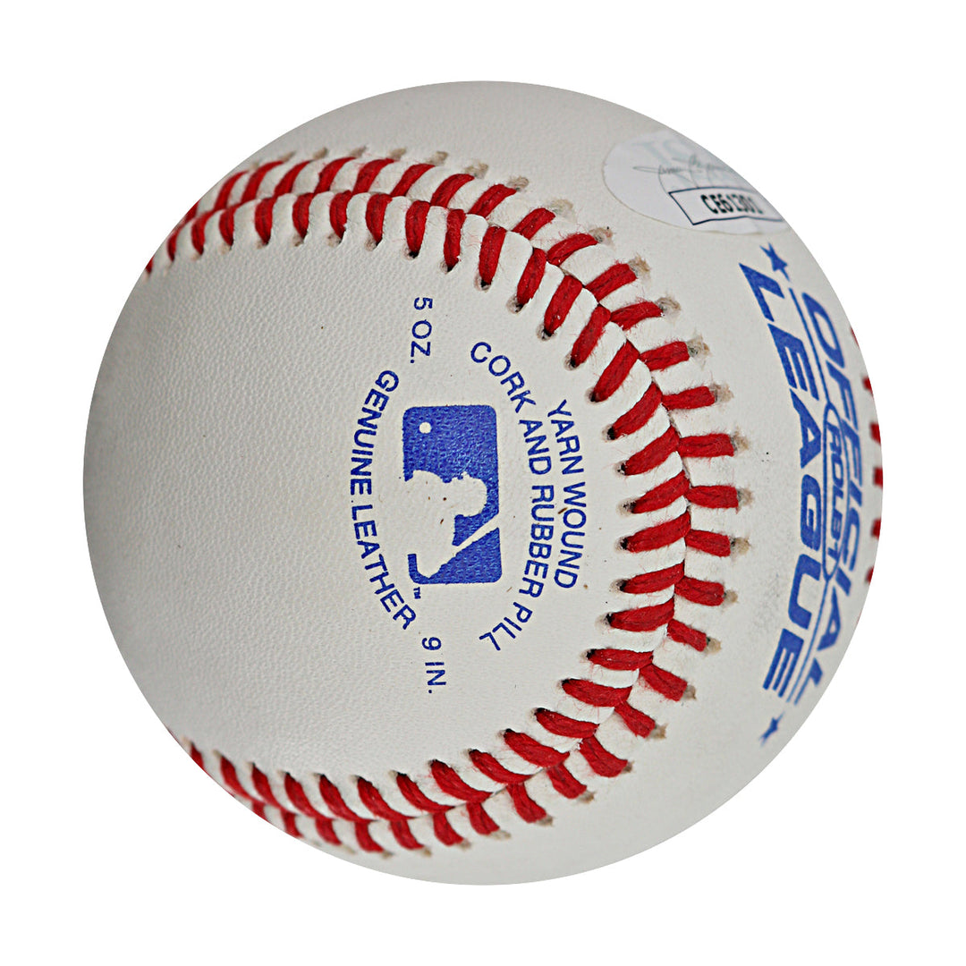 Ahmed Rosario Cleveland Guardians Autographed Signed Rawlings Official League Baseball (JSA COA #CE61301)