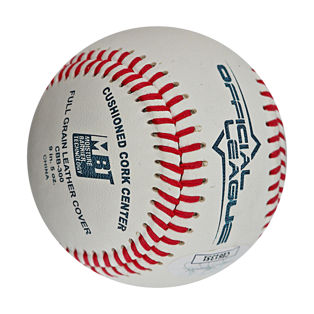 Ronny Mauricio Mets Autographed Signed Champro Official Baseball (JSA COA)