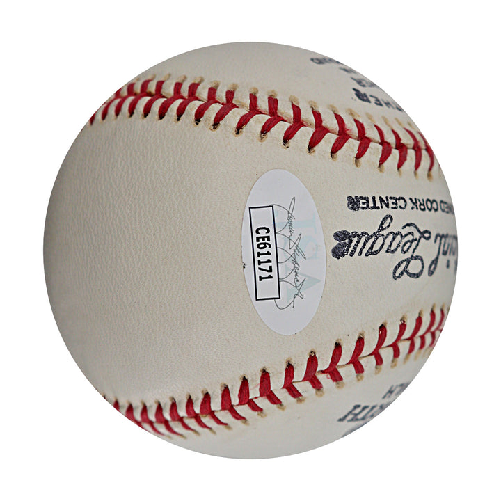 Galen Cisco New York Mets Autographed Signed Official League Baseball (JSA COA)