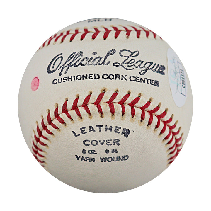 Galen Cisco New York Mets Autographed Signed Official League Baseball (JSA COA)