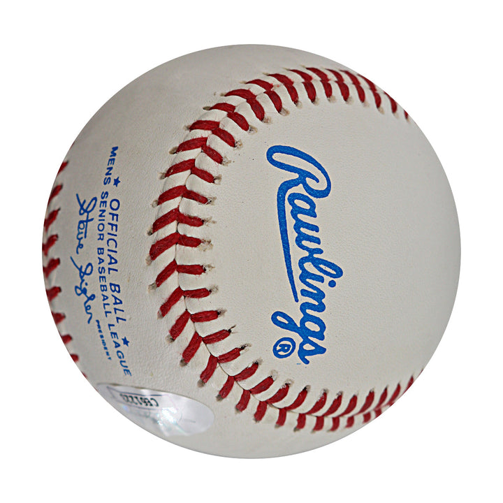 Bob Wolff Commentator Autographed Signed Inscribed Official Baseball (JSA COA)