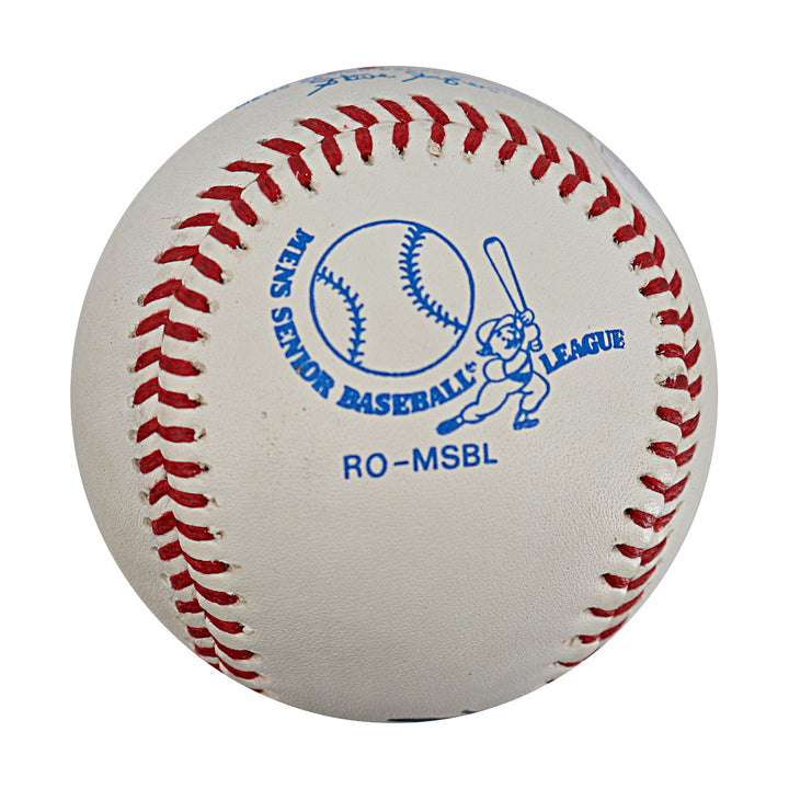 Bob Wolff Commentator Autographed Signed Inscribed Official Baseball (JSA COA)