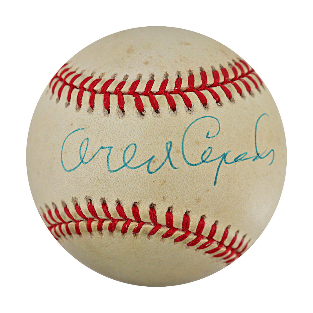 Orlando Cepeda San Francisco Giants Autographed Signed ONL Baseball (JSA COA)