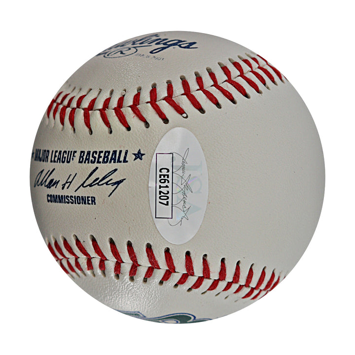Rey Ordonez New York Mets Autographed Signed OMLB Rays Logo Baseball (JSA COA)