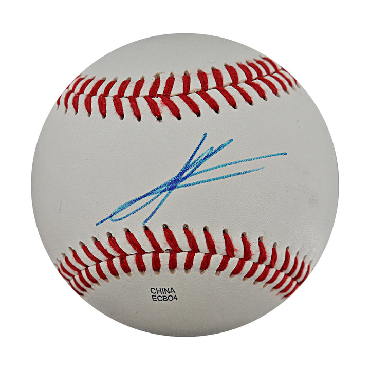Andres Gimenez Guardians Blue Jays Autographed Signed Baseball (JSA COA)