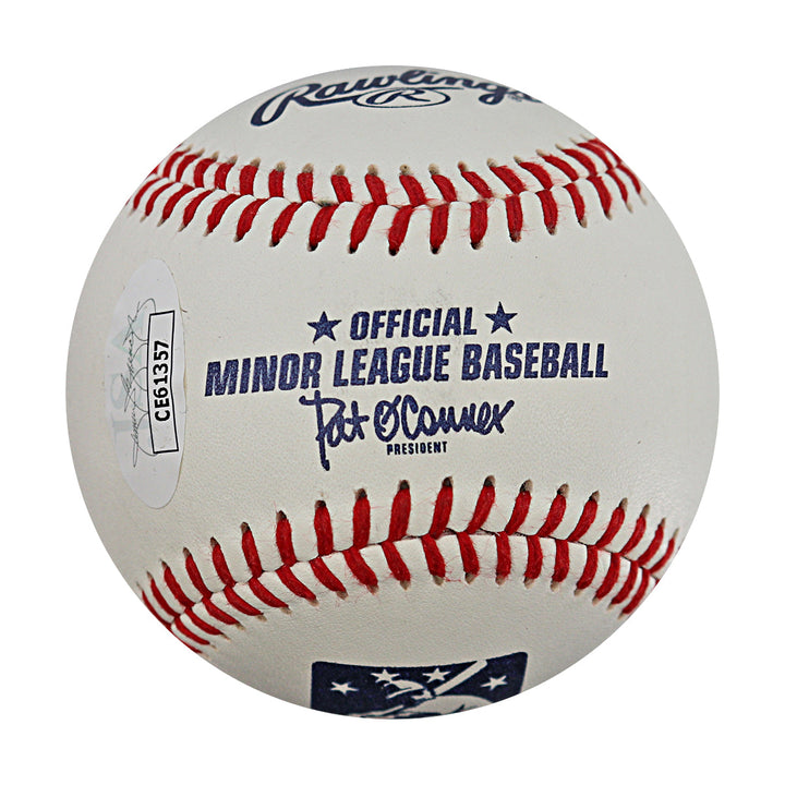 Andres Gimenez Guardians Blue Jays Autographed Signed Baseball (JSA COA)