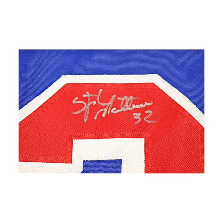 Stephane Matteau New York Rangers Autographed Signed Pro-Style Jersey (JSA Auth #W739636)
