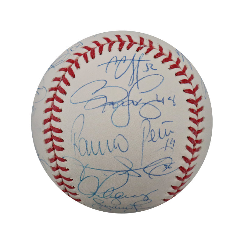 2011 New York Yankees Team Signed 25 Signature OMLB Baseball (Steiner COA)