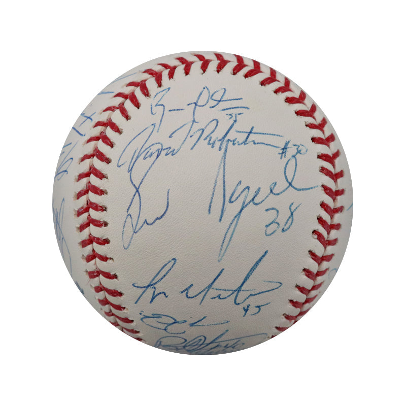 2011 New York Yankees Team Signed 25 Signature OMLB Baseball (Steiner COA)