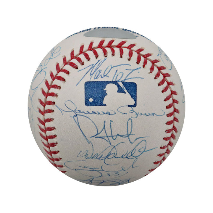 2011 New York Yankees Team Signed 25 Signature OMLB Baseball (Steiner COA)