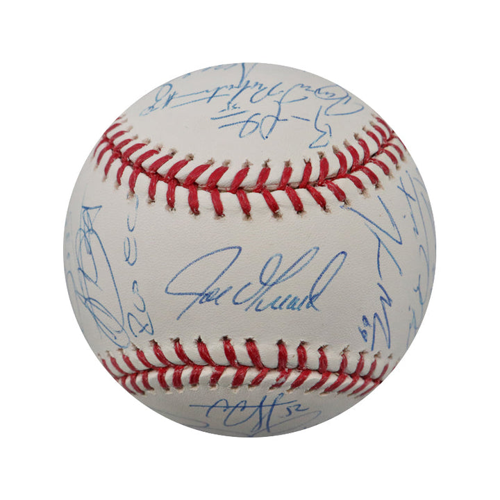 2011 New York Yankees Team Signed 25 Signature OMLB Baseball (Steiner COA)