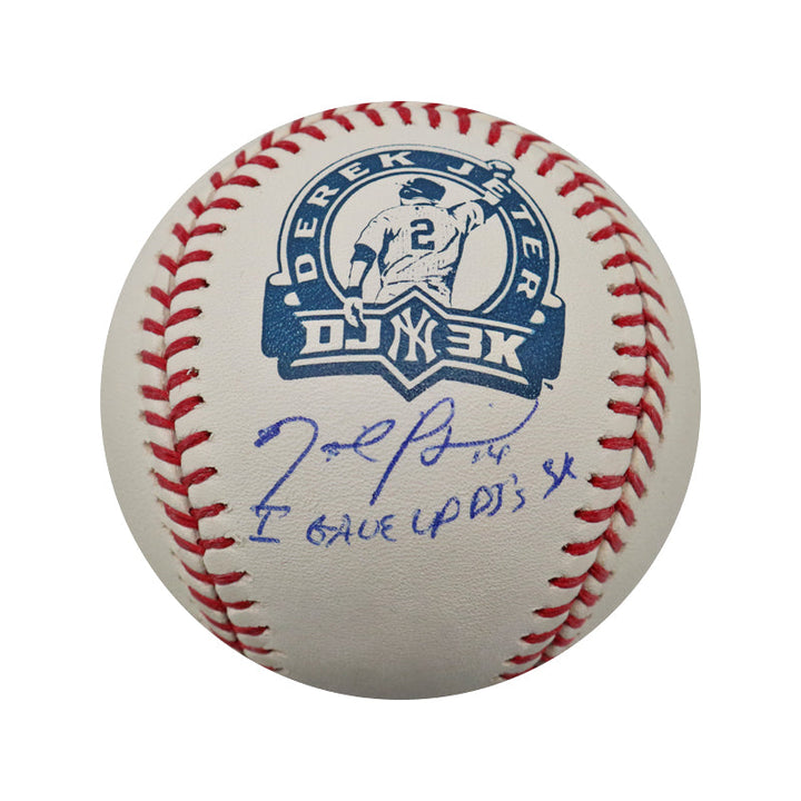 David Price Tampa Bay Rays Autographed Signed Inscribed DJ 3K Hit Logo Baseball (Steiner Holo & MLB Auth)