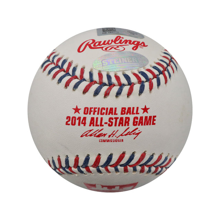 Derek Jeter New York Yankees Autographed Signed 2014 All Star Logo Ball (Steiner COA & MLB Auth)
