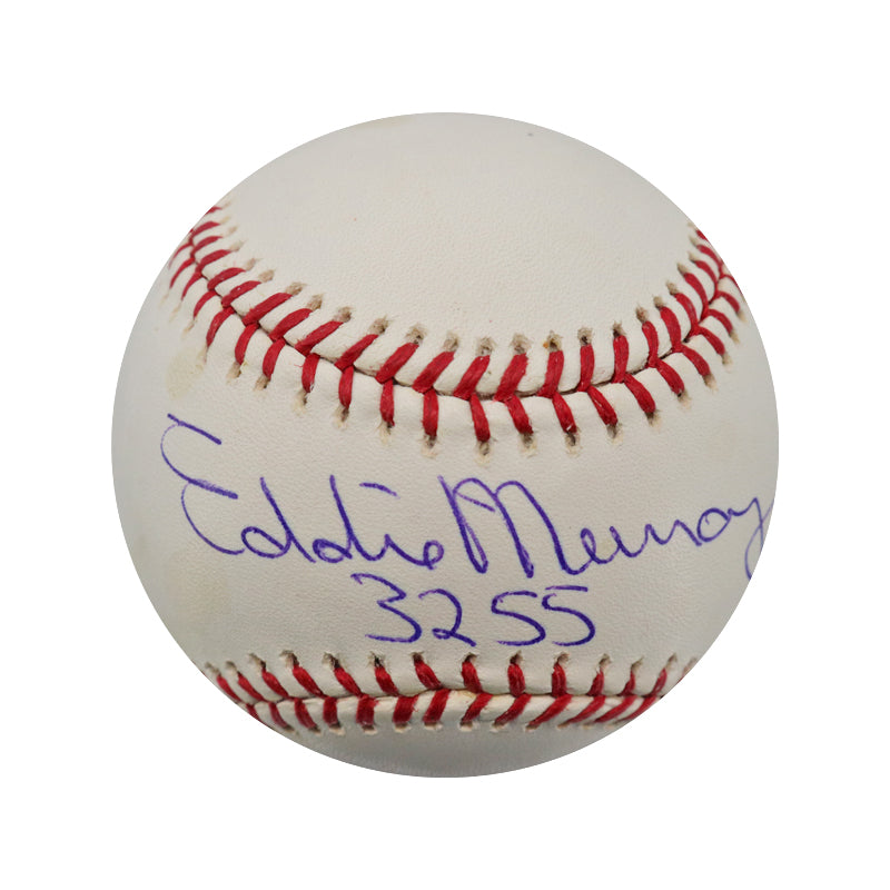 Eddie Murray Baltimore Orioles Autographed Signed Inscribed OMLB Baseball (Steiner Holo)