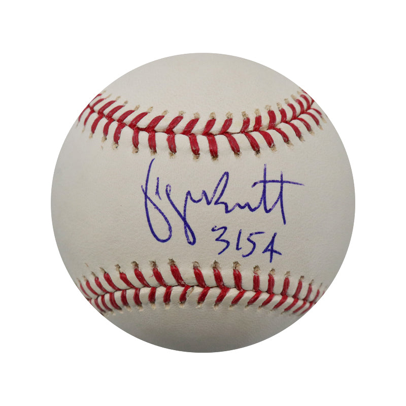 George Brett Kansas City Royals Autographed Signed Inscribed OMLB Baseball (MLB/Mounted Memories)