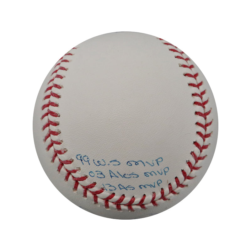 Mariano Rivera New York Yankees Autographed Signed 11 Inscription OMLB Baseball LE 96/142 (Steiner COA)