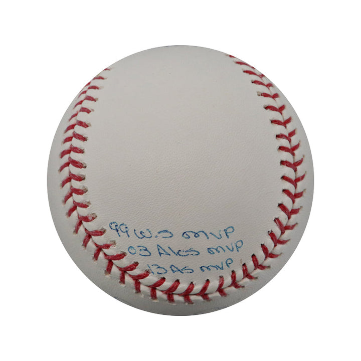Mariano Rivera New York Yankees Autographed Signed 11 Inscription OMLB Baseball LE 96/142 (Steiner COA)