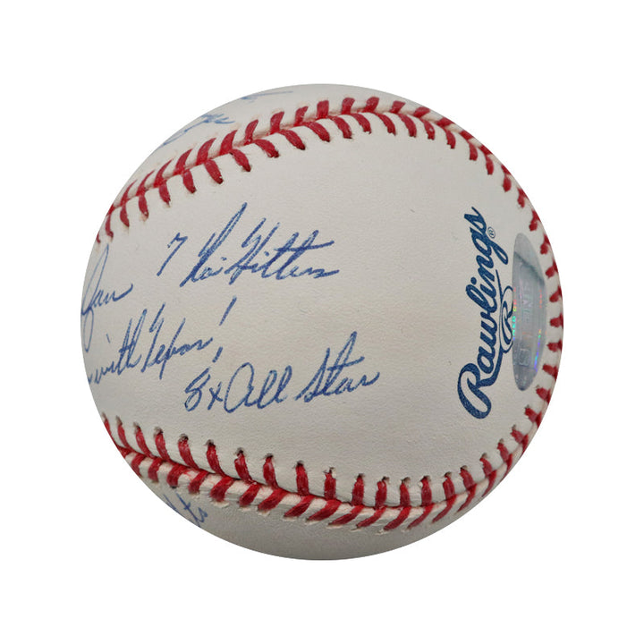Nolan Ryan Rangers Astros Mets Autographed Signed 7 Inscription OMLB Baseball LE 11/16 (Steiner COA & MLB Auth)
