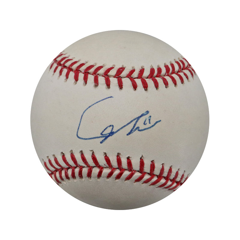 Yu Davish Rangers, Padres Autographed Signed OMLB Ball (Steiner COA)