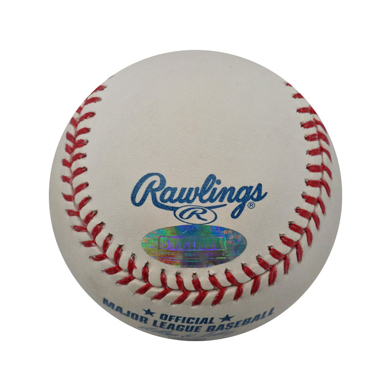 Yu Davish Rangers, Padres Autographed Signed OMLB Ball (Steiner COA)
