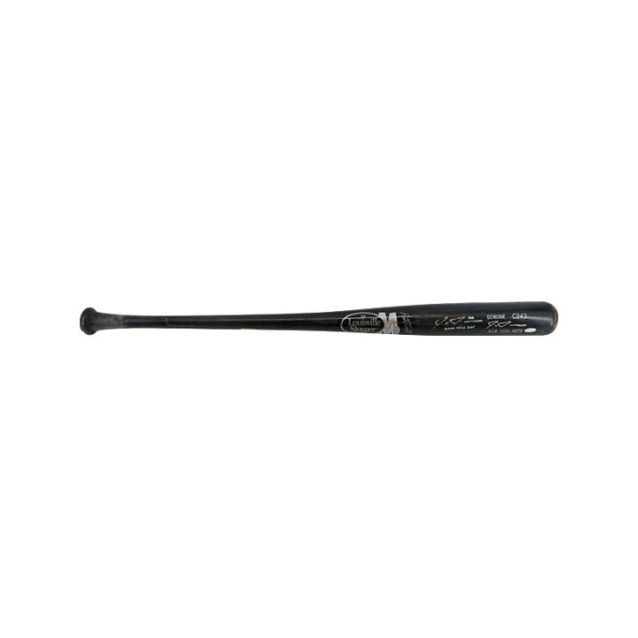 Ike Davis New York Mets Game Used Louisville Slugger Baseball Bat Autographed Signed Inscribed (Steiner Holo)
