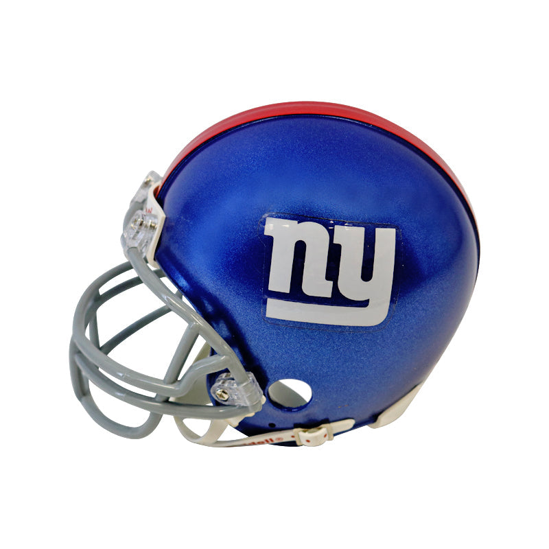 Mario Manningham New York Giants Autographed Signed Riddell Mini Football Helmet (JSA & Sports Memorabilia COA)