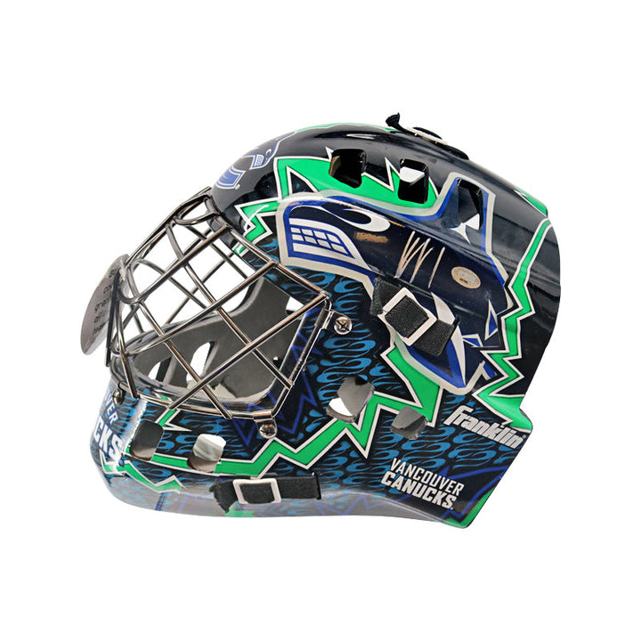 Robert Luongo Vancouver Canucks Autographed Signed Hockey Helmet (Sports Memorabilia Holo)