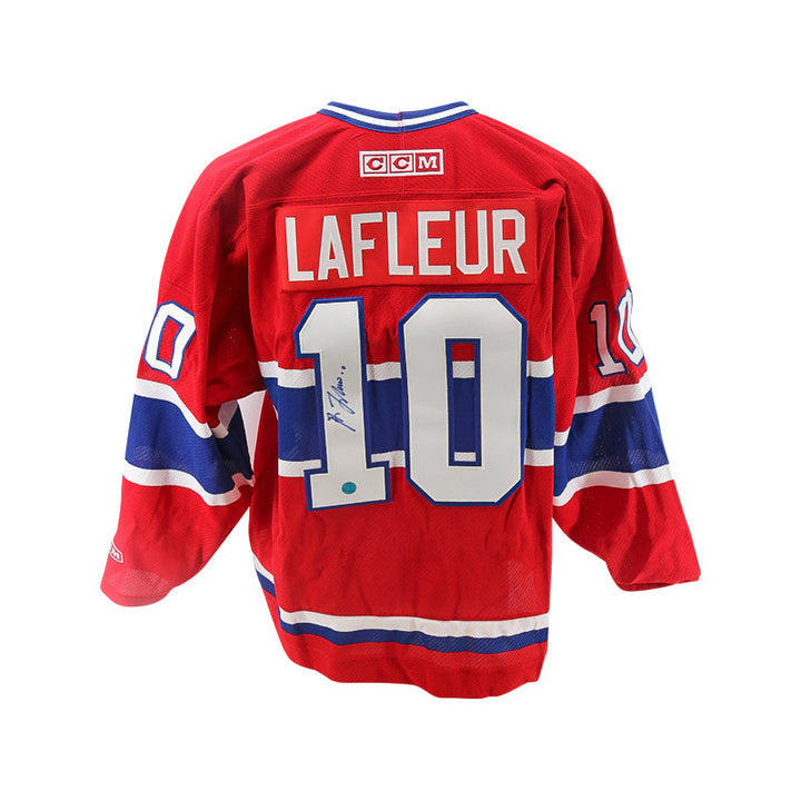 Guy Lafleur Montreal Canadiens Autographed Signed CCM Jersey (AJ Sportsworld COA)