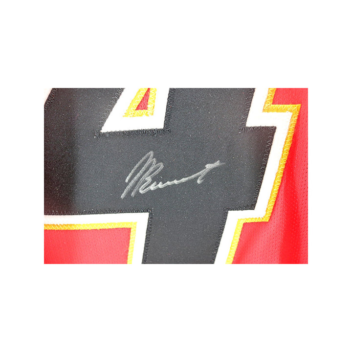 Jay Bouwmeester Calgary Flames Autographed Signed Jersey (AJ Sportsworld COA)