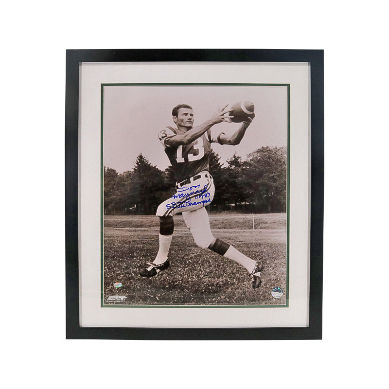 Don Maynard New York Jets Autographed Signed Inscribed Framed 16x20 Photo (Fameabilia LOA)