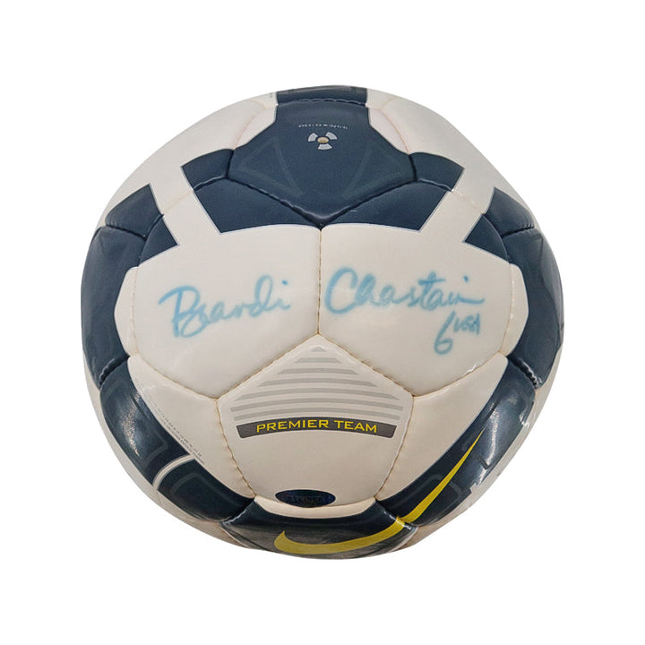 Brandi Chastain USWNT Autographed Signed Nike First2Fierce Soccer Ball (Steiner COA)