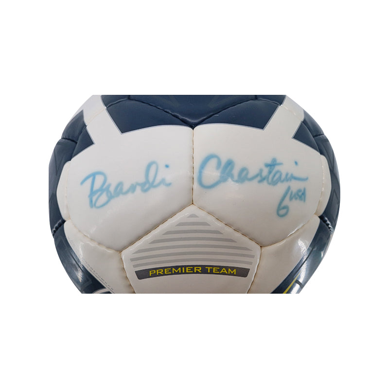 Brandi Chastain USWNT Autographed Signed Nike First2Fierce Soccer Ball (Steiner COA)