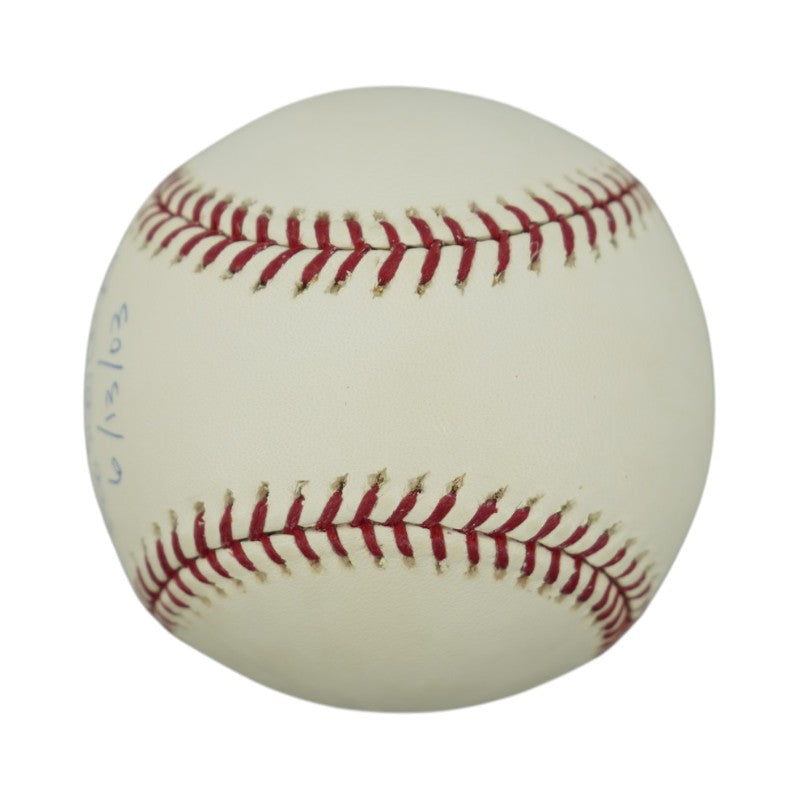 Roger Clemens New York Yankees Autographed Inscribed 100th Anniversary Logo Baseball LE 90/300 Steiner Holo Only