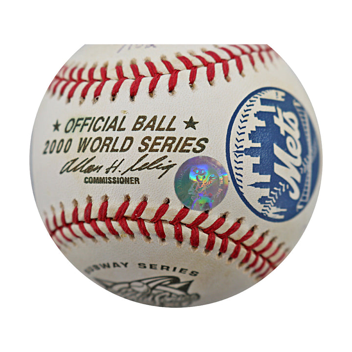 Derek Jeter, Joe Torre, & Bobby Valentine New York Yankees Mets Autographed Signed Inscribed 2000 World Series Logo Baseball LE 13/102 (All American Collectibles LOA)